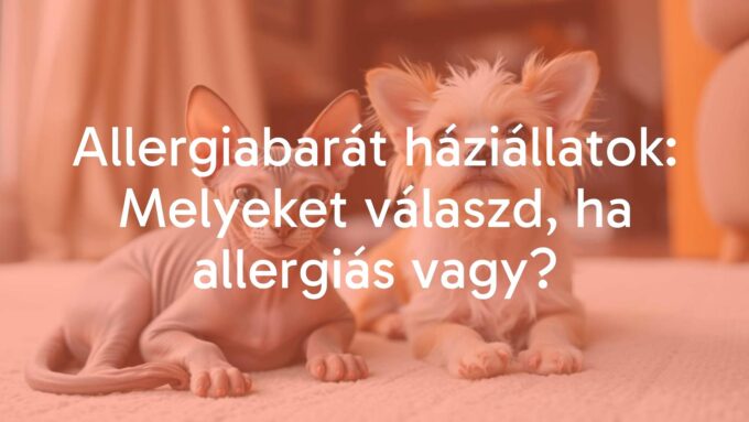 Hypoallergenic pets, including a hairless cat and a small dog, cozy home setting, soft lighting, realistic.