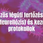 A Pasteurella bacteria under microscope, detailed view, scientific, blue and purple tones, realistic.